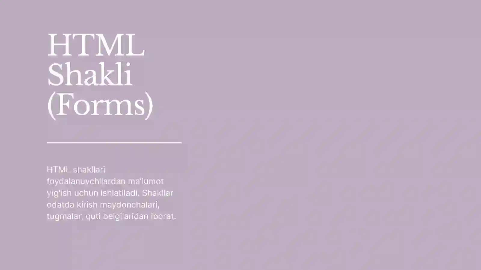 HTML Formlash 3