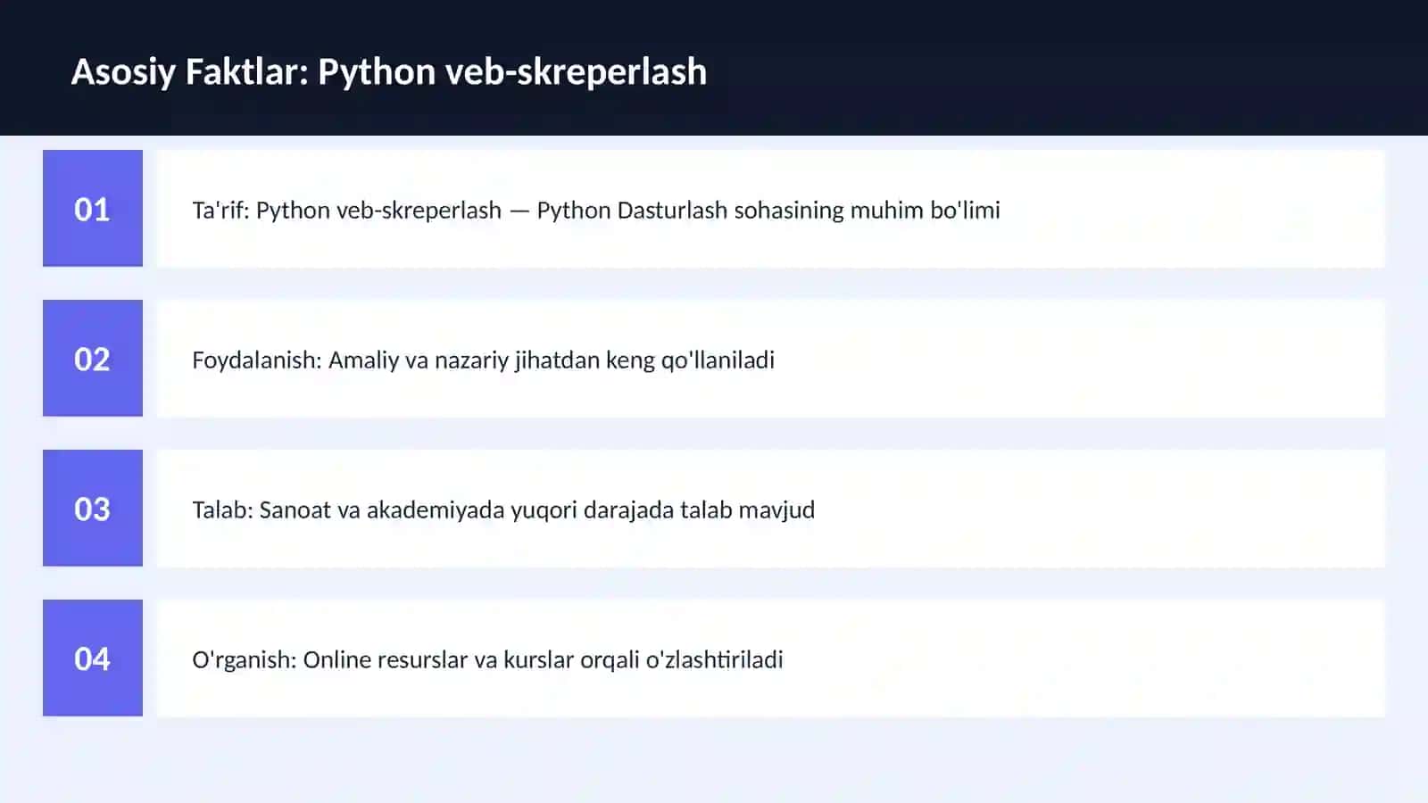 Python veb-skreperlash 3