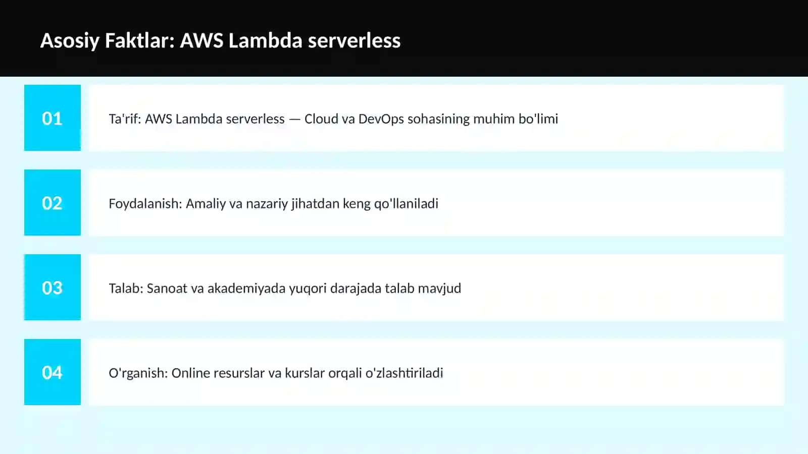 AWS Lambda serverless 3
