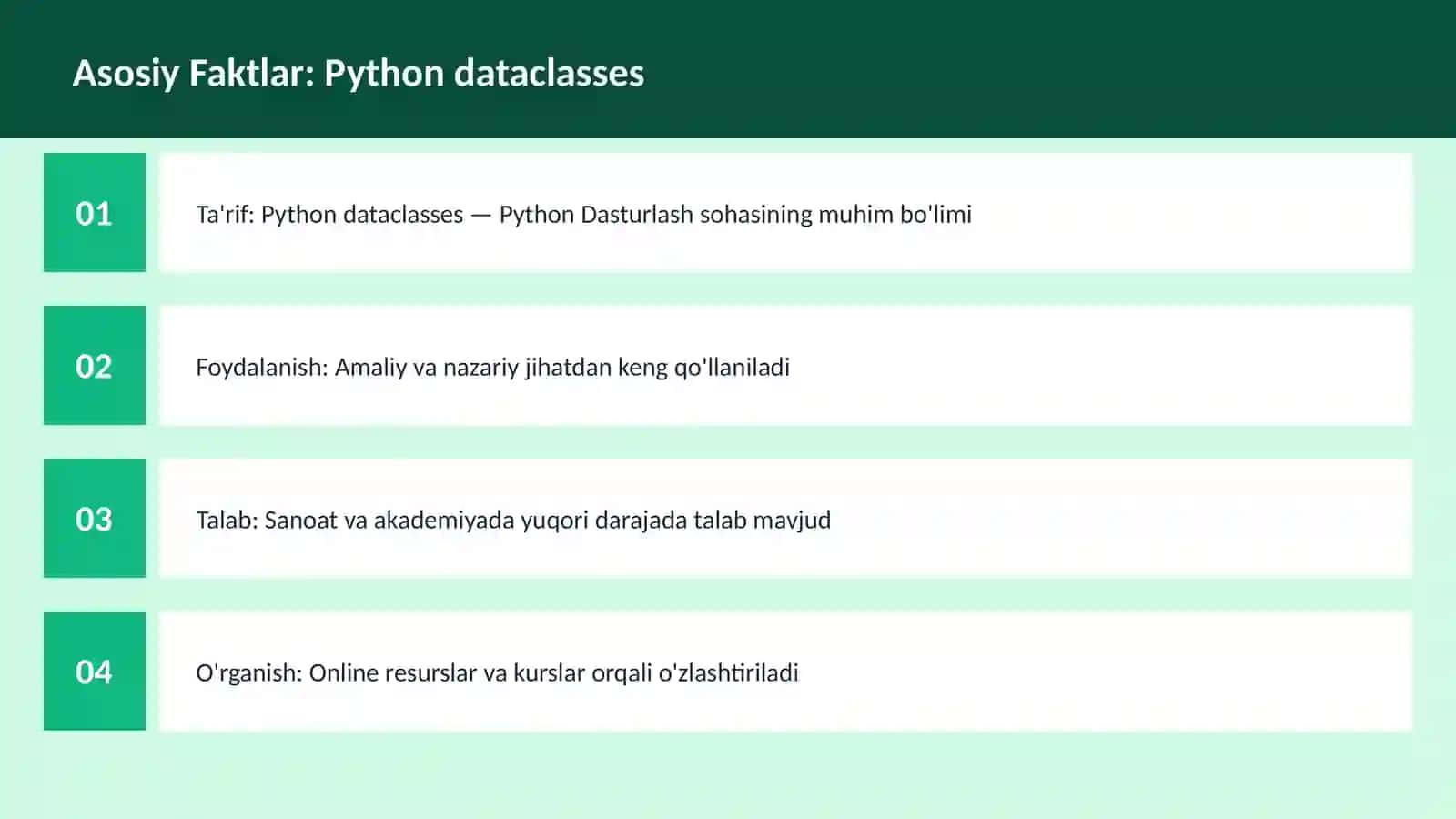 Python dataclasses 3