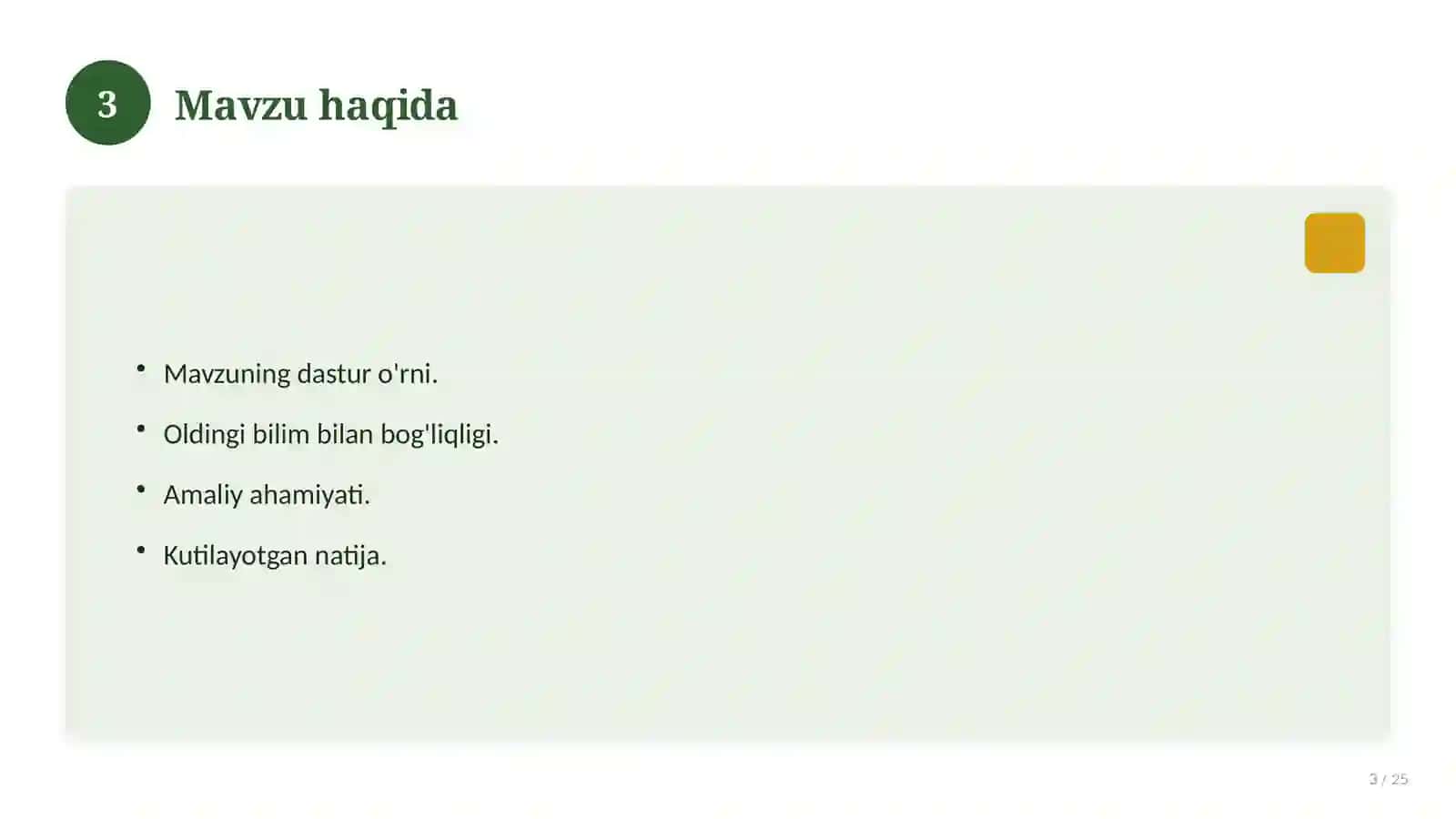 Musiqa madaniyati fanidan 3-sinf uchun ochiq dars ishlanmasi 3