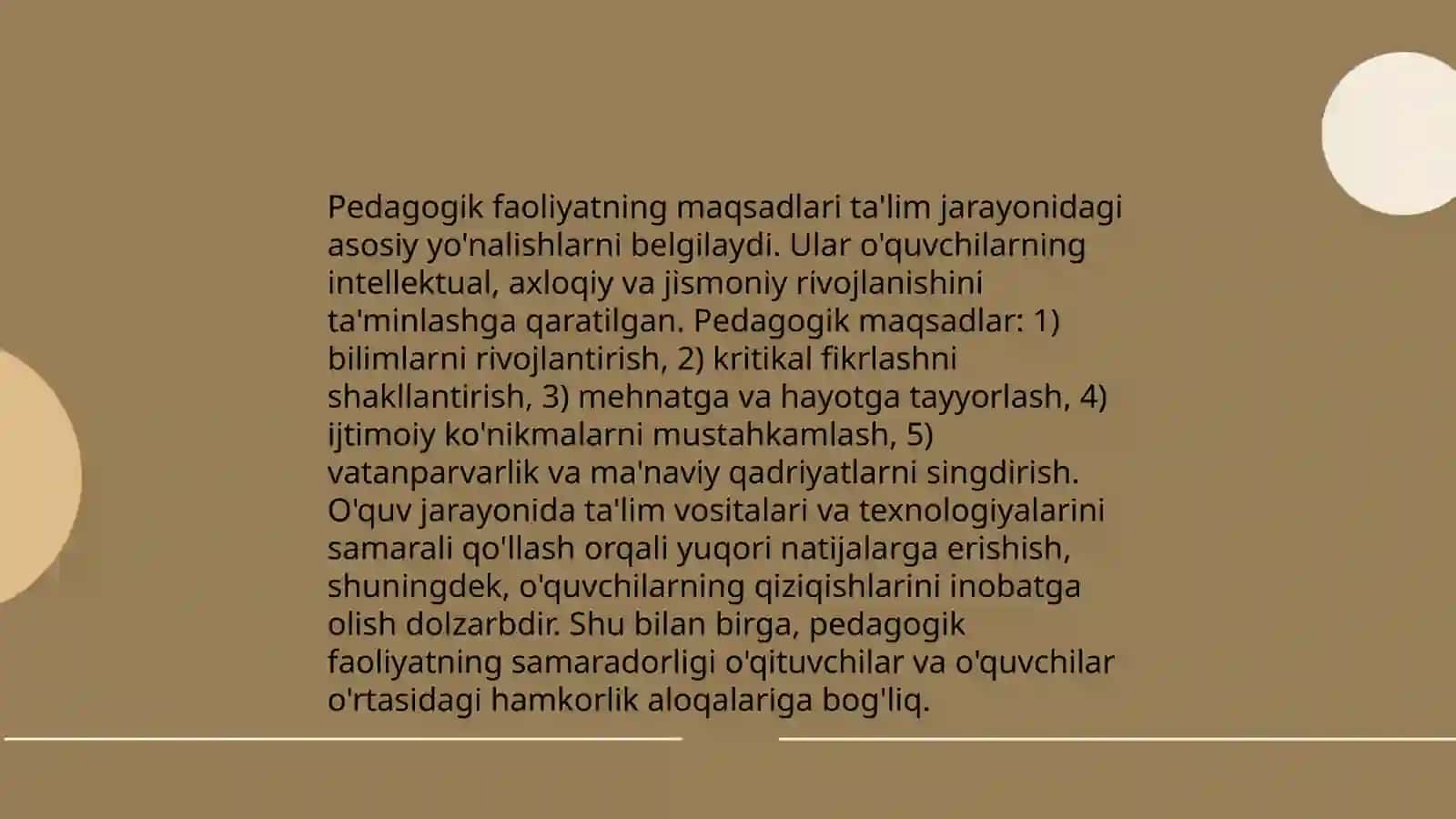 Pedagogik mahorat fanining maqsad va vazifalari 3