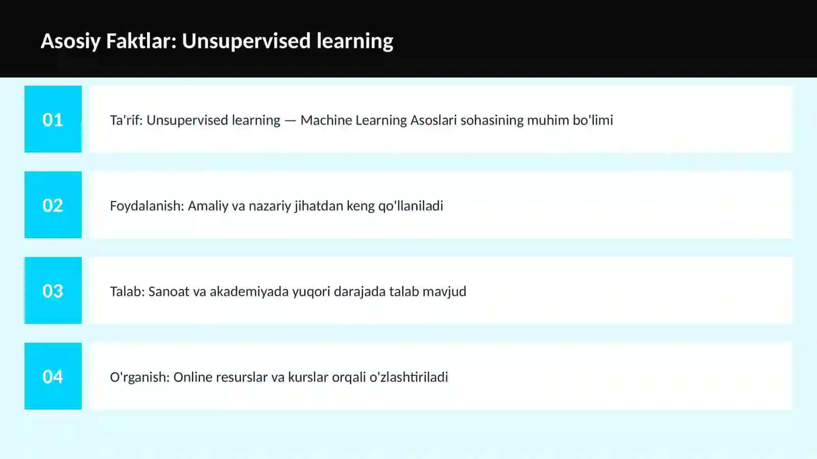 AI | MACHINE LEARNING ASOSLARI 3