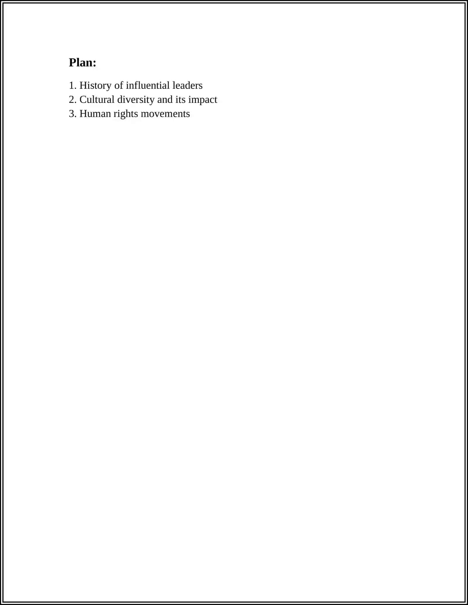History of Influential Leaders 3