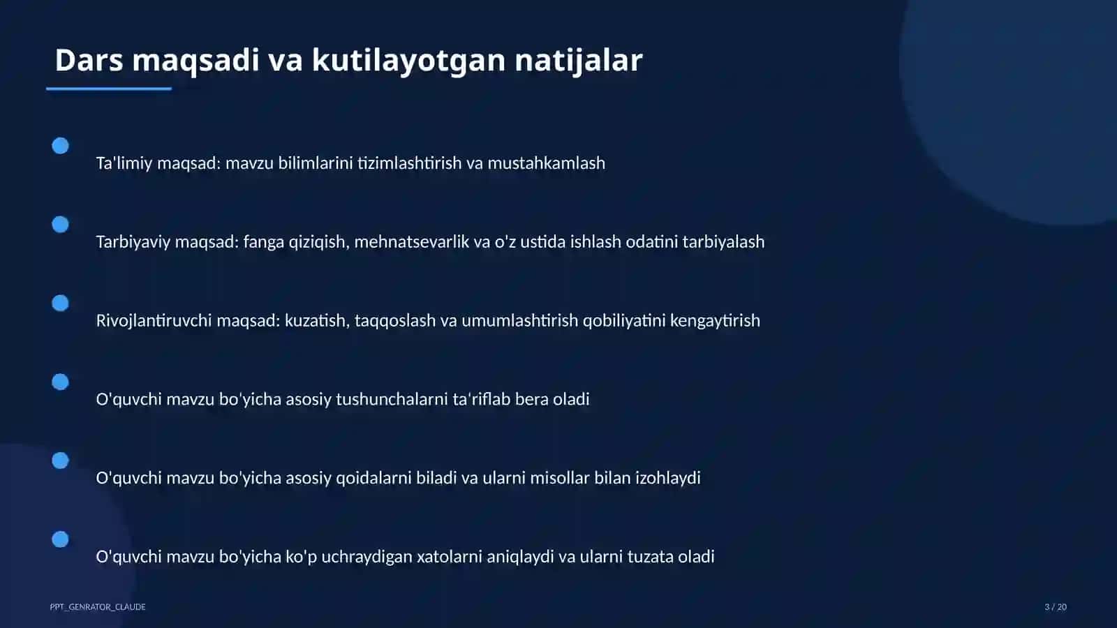 Sinf rahbarining yillik ish rejasi 3