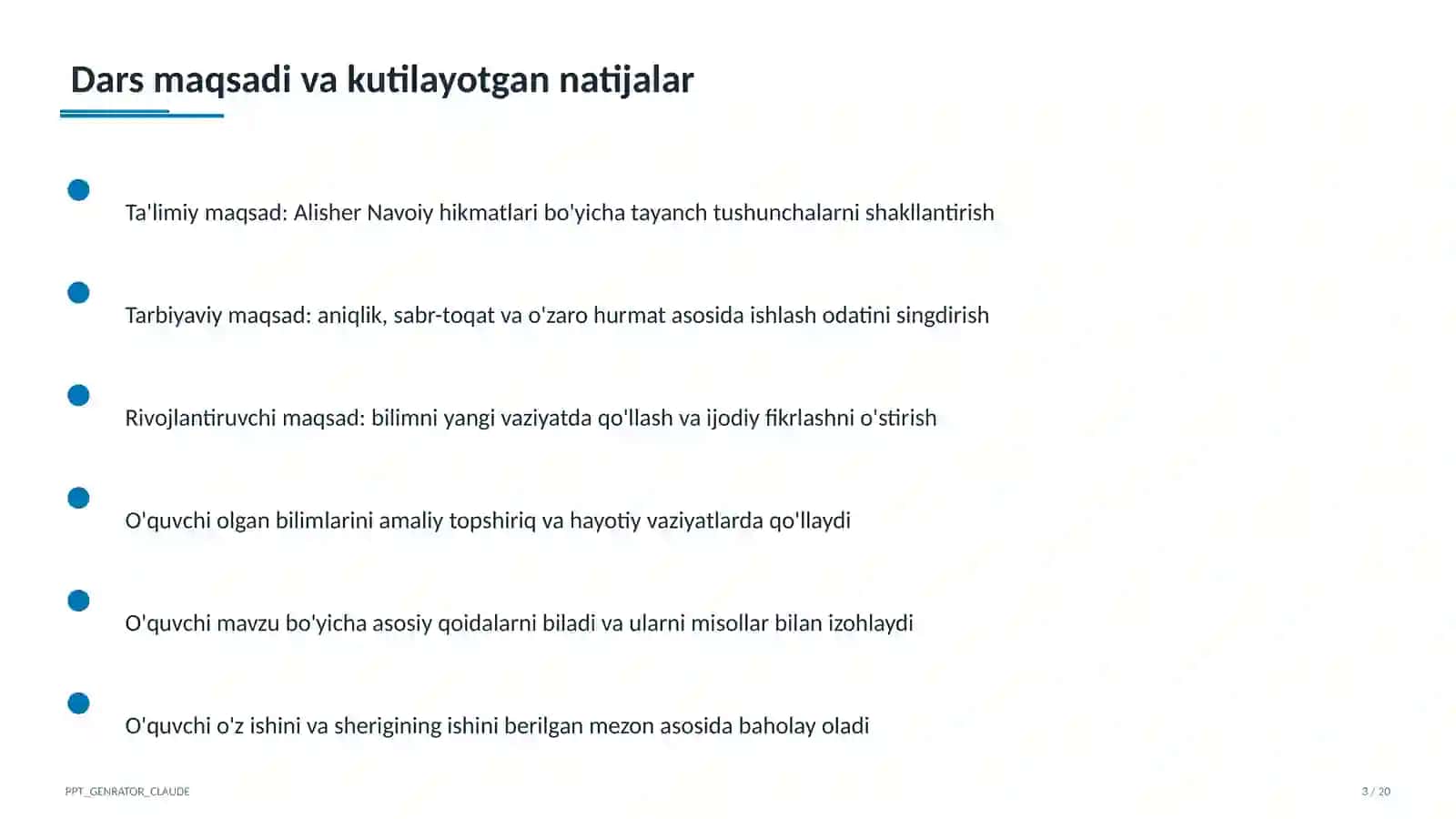 Alisher Navoiy hikmatlari (3-sinf) 3