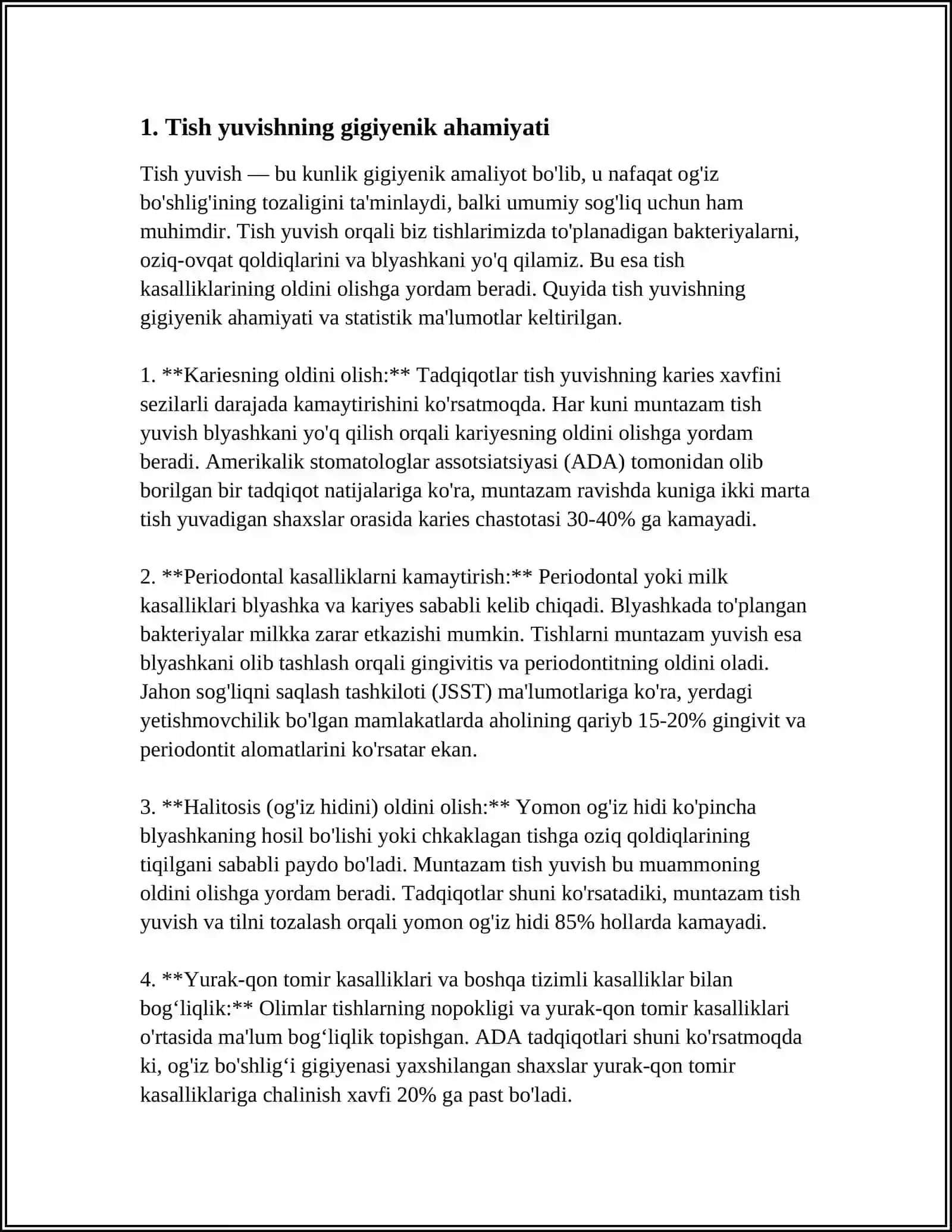 TURAR JOYNING GIGIYENIK AHAMIYATI 3