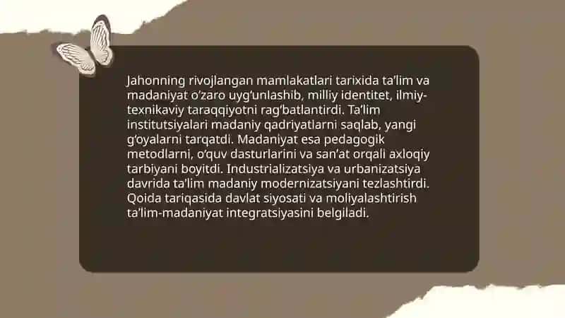 Tarbiya fanini oʻqitish metodikasi 3