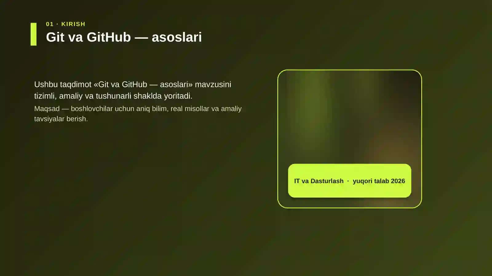 Git va GitHub — asoslari 4