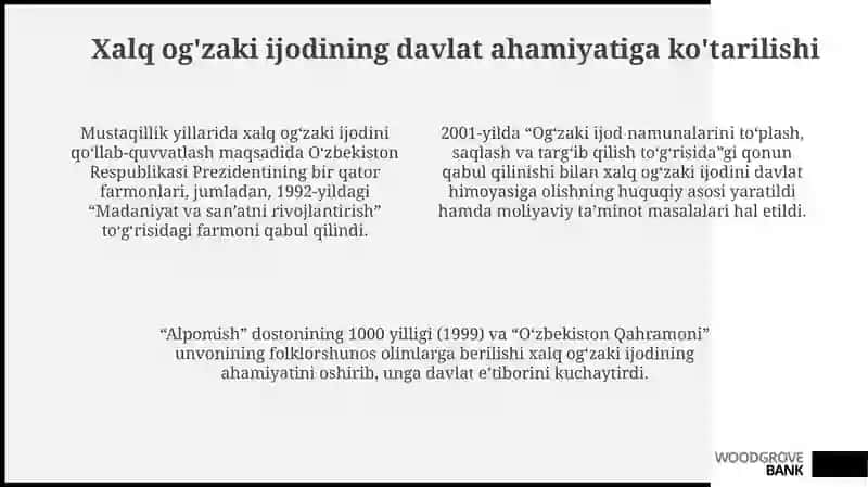 Mustaqillik va Xalq Ogʻzaki Ijodi: Yangi Ufqlar 4