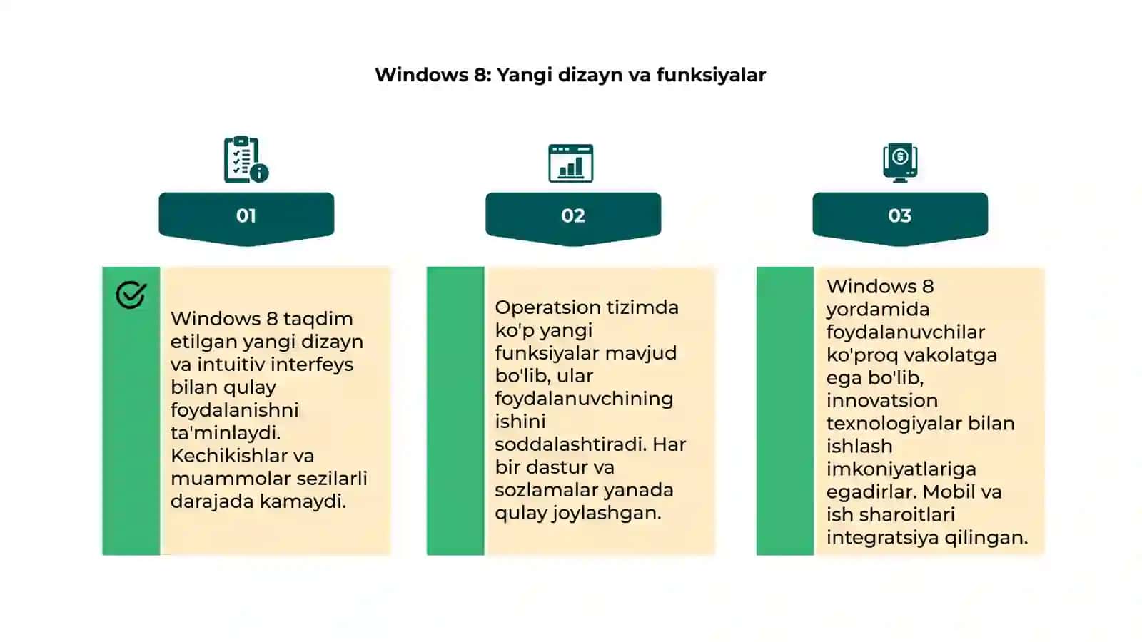 MS Windows 7, 8, 10 operatsion tizimi 4