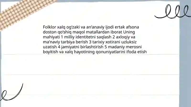 Folklor Atamasi va uning etimologiyasi 4
