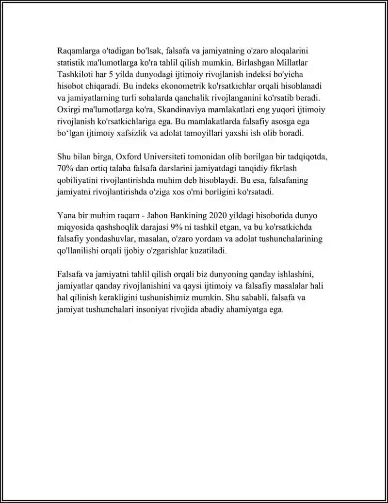 FALSAFA VA UNING JAMIYAT HAYOTIDAGI RO'LI 4