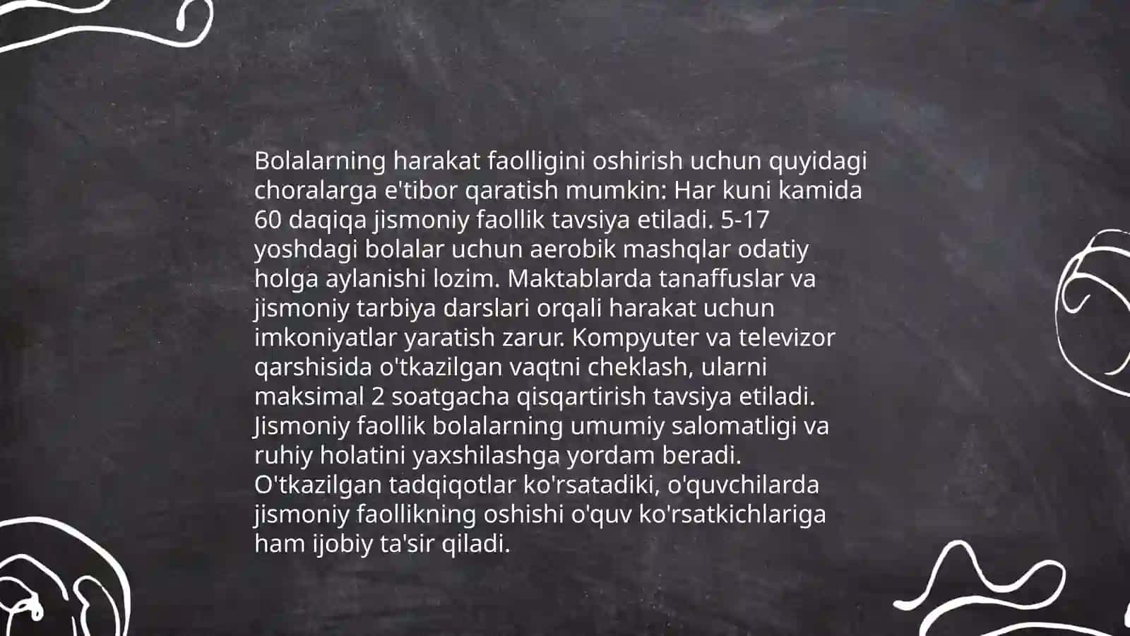 Maktabgacha yoshdagi bolalar jismoniy tarbiyasining vazifalari 4