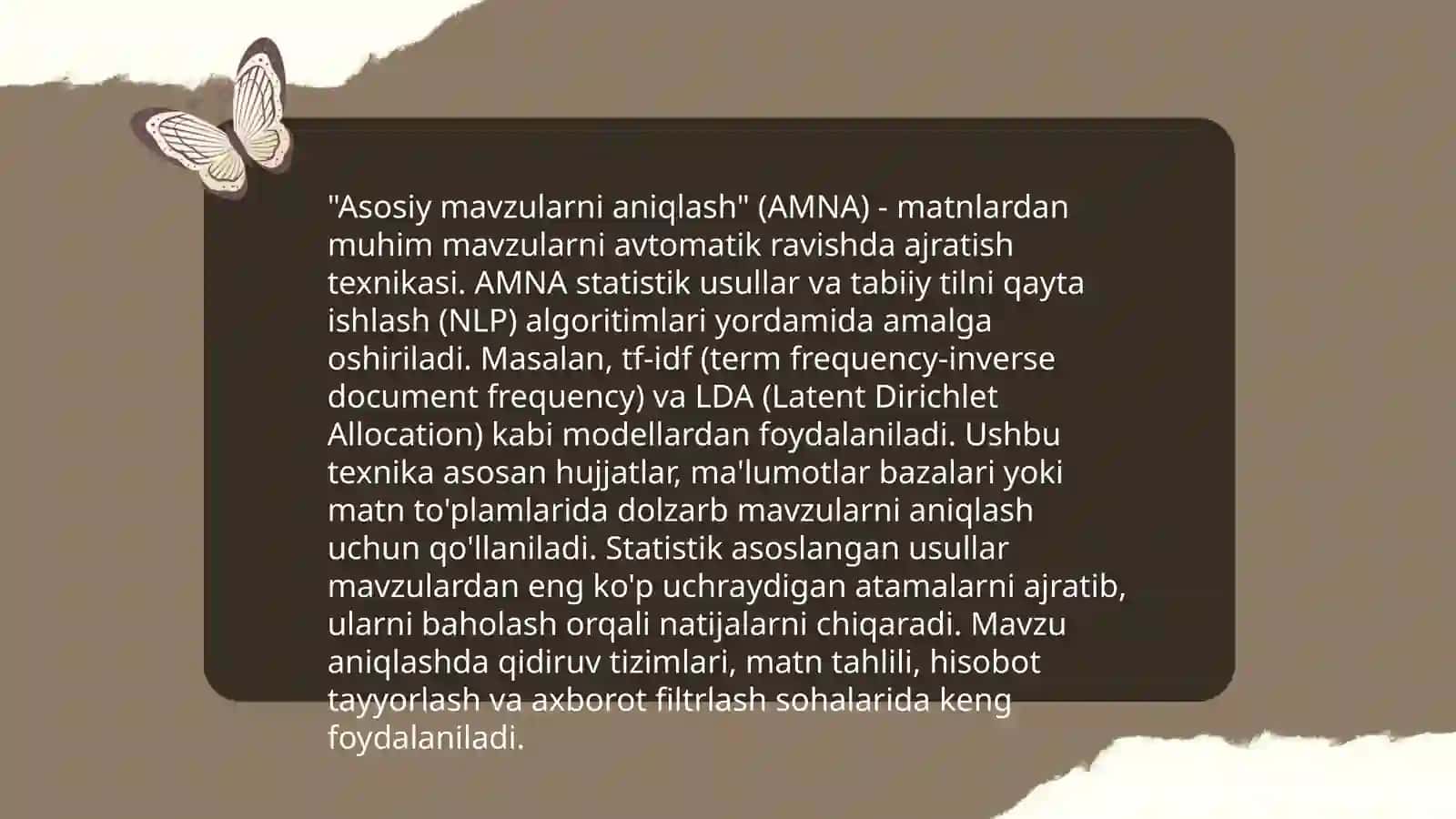 Kalit so'zlarni tanlash uslubi 4