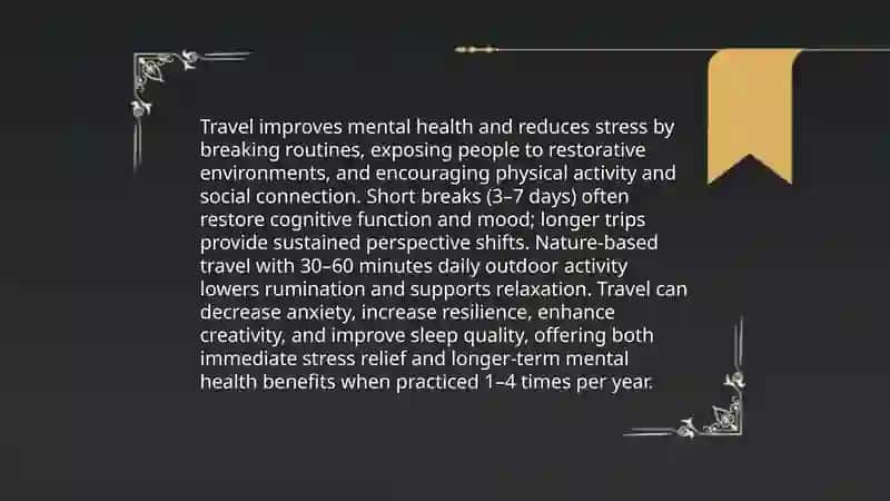 Physical Health Benefits of Travel 4