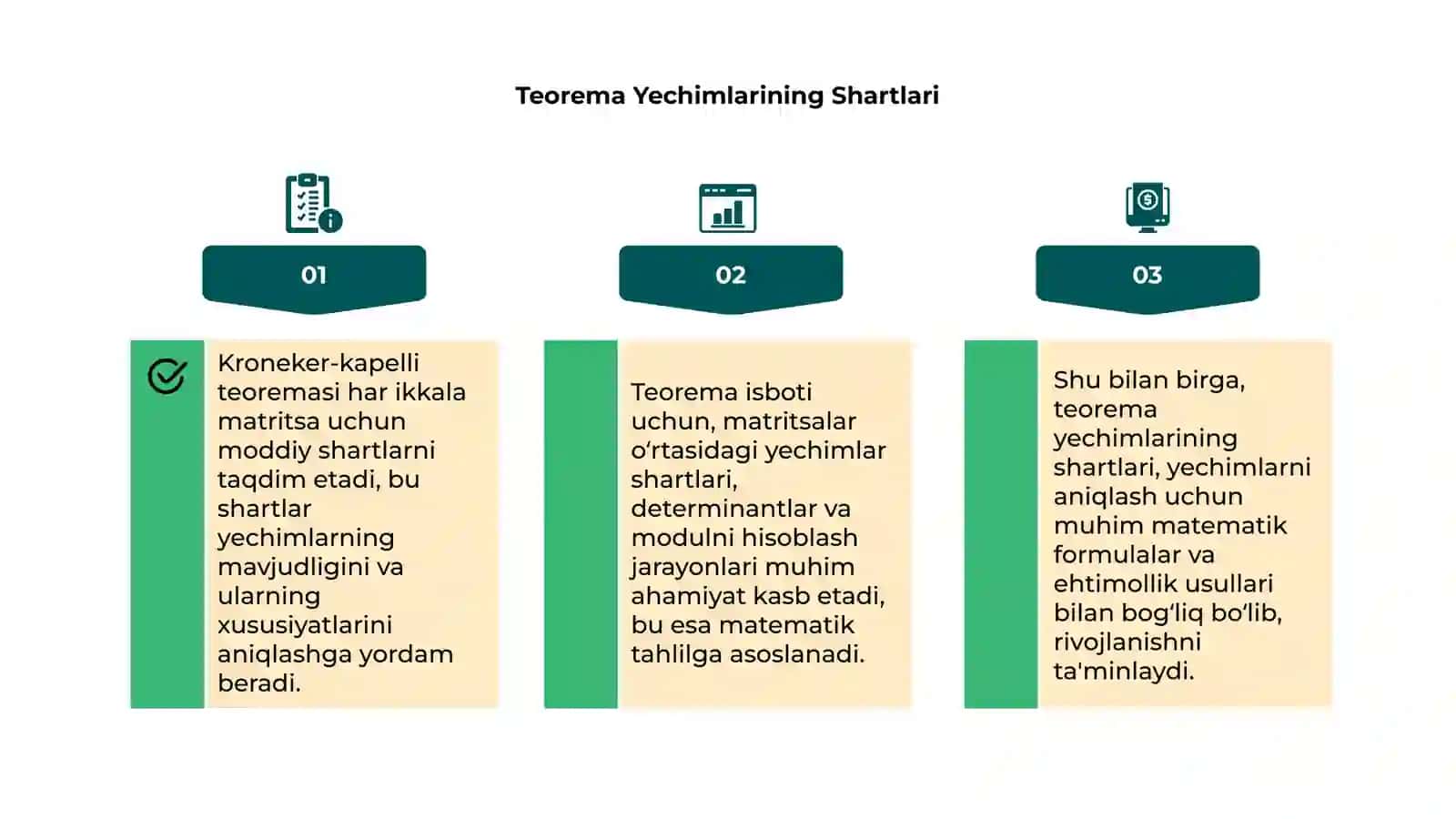 Kroner-Kapelli Teoremasi va uning isboti 4