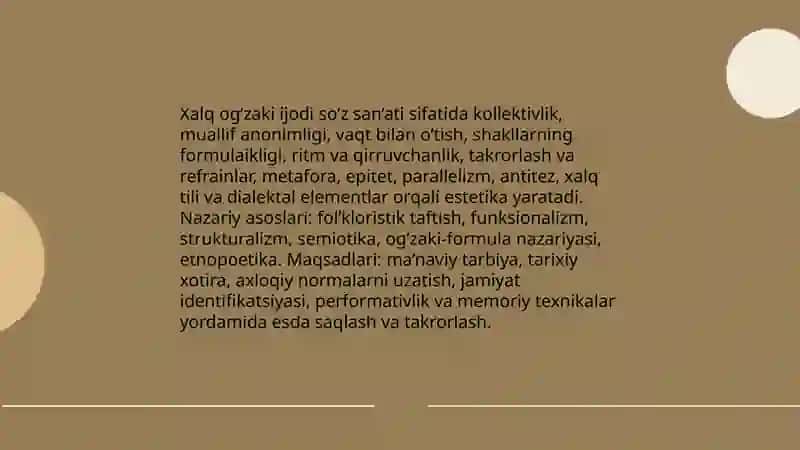 Folklor ma’naviy tarbiyaning poydevori 4