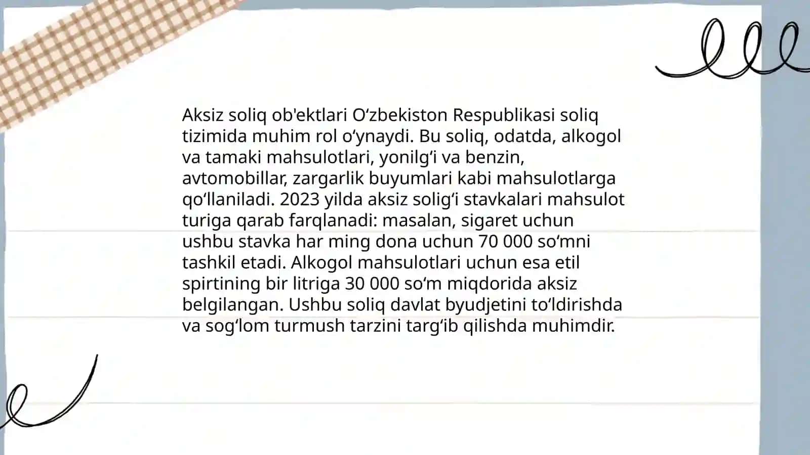 Aksiz soliqlari tarixi 4