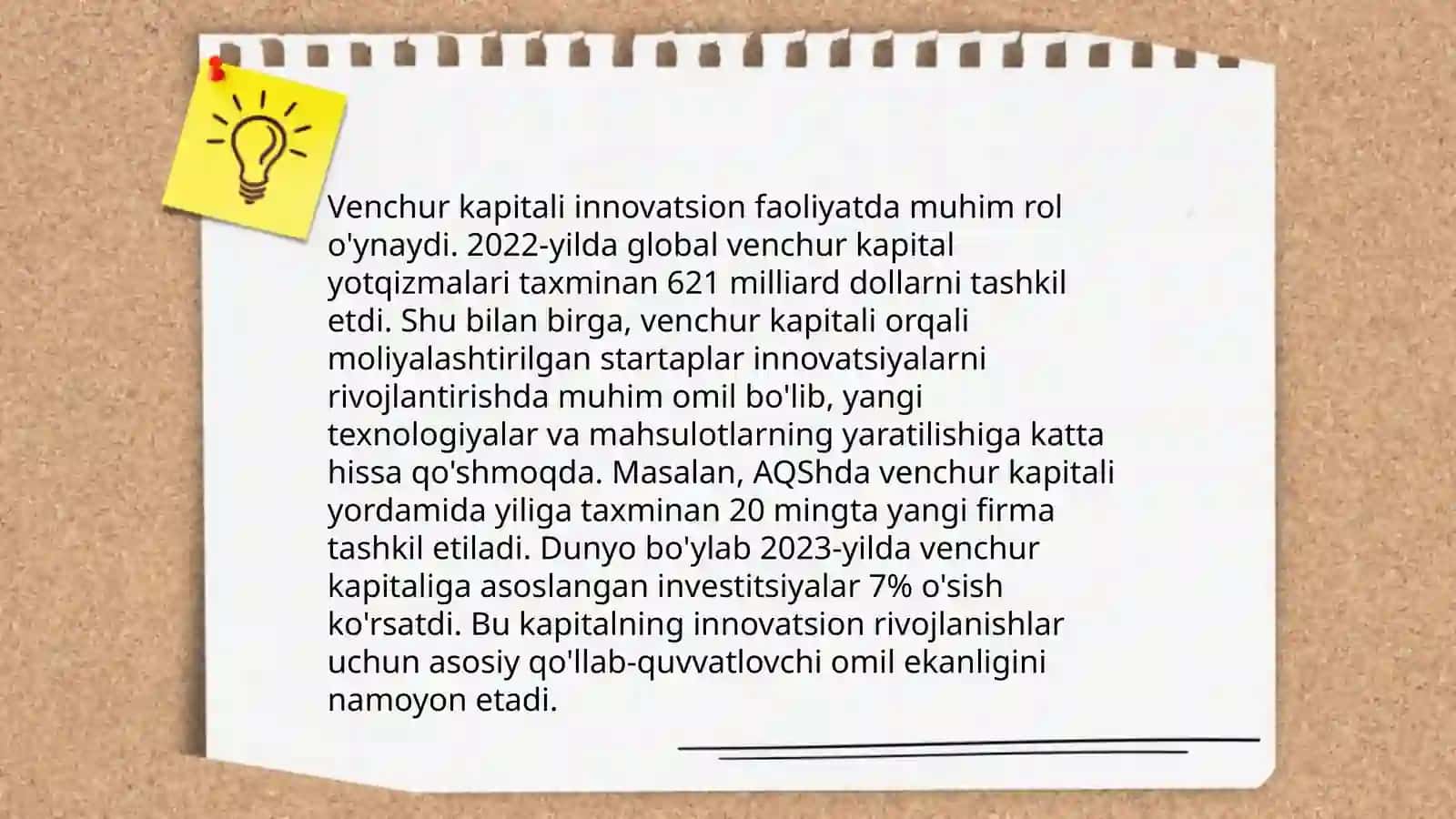Innovatsion loyihalarni moliyalashtirish manbalari 4