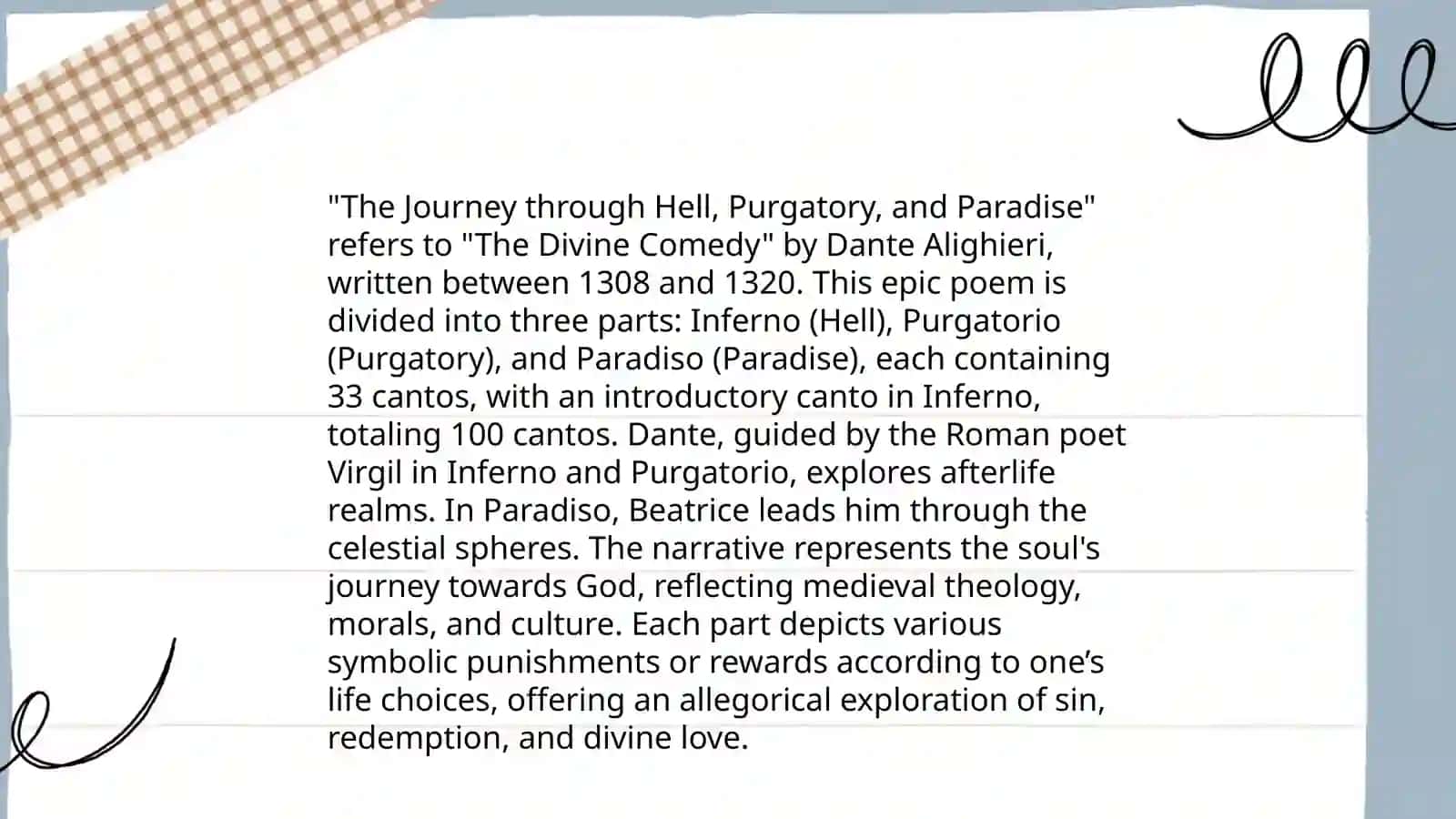 Dante,,Divine Comedy'' 4