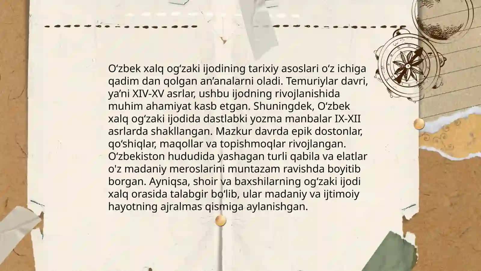 Akademik litseylarda xalq og‘zaki ijodi fanining o‘qitilishidagi o‘ziga xos tamoyillari 4
