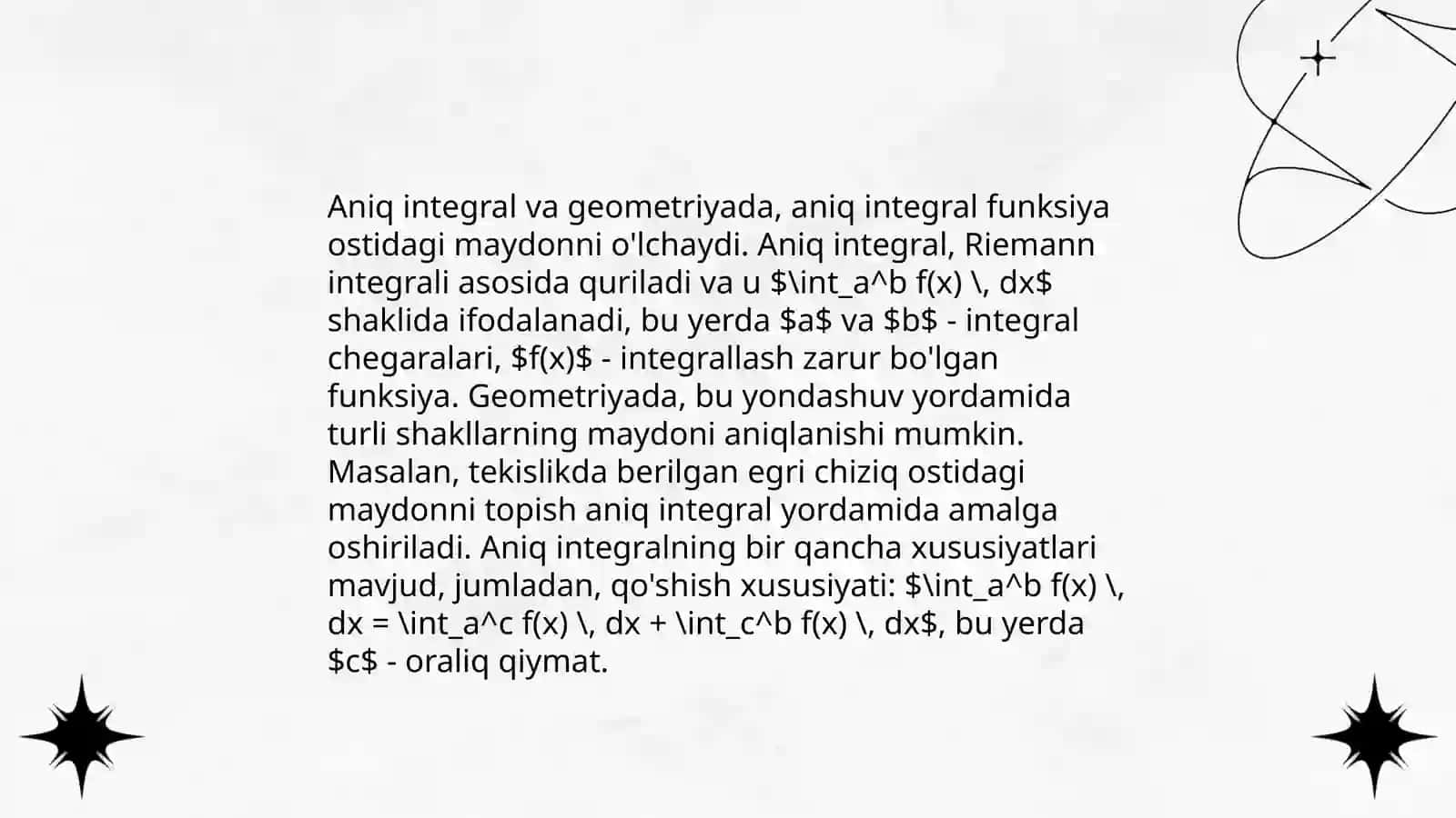 Aniq integral 4