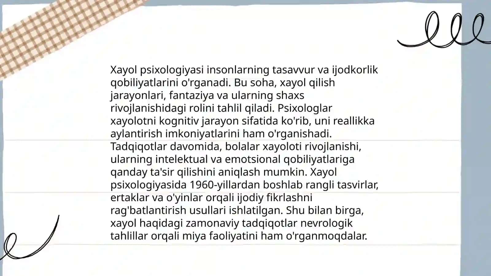 Xayol haqida tushuncha 4
