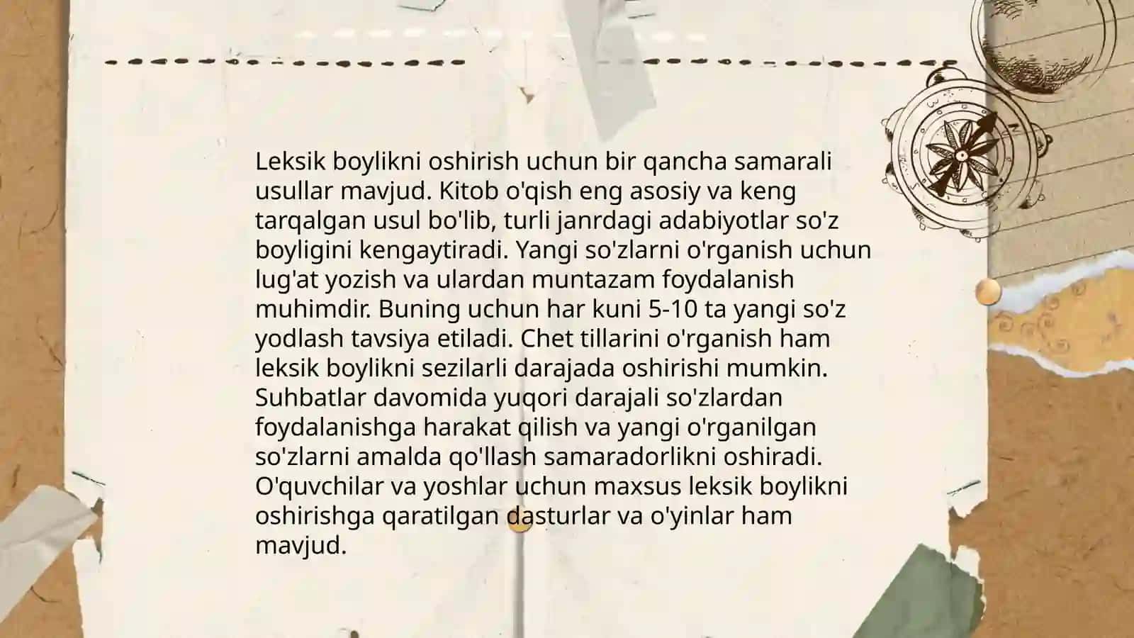 Ona tili darslarida o'quvchilarning yozma nutqini o'stirish ustida ishlash yo'llari 4