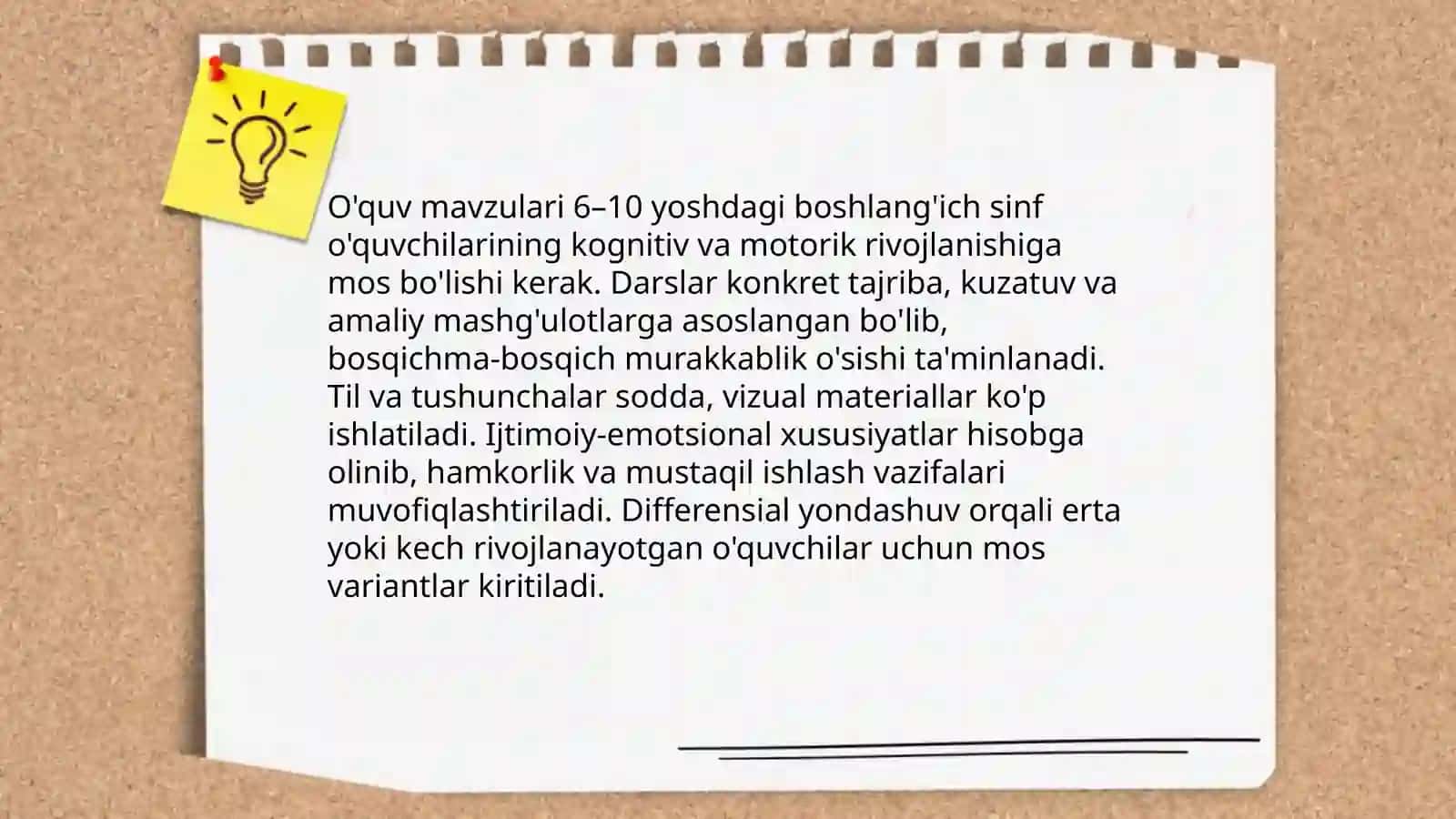 Boshlang'ich maktablarda tabiiy fanlarning mazmuni va õquv dasturining tahlili 4
