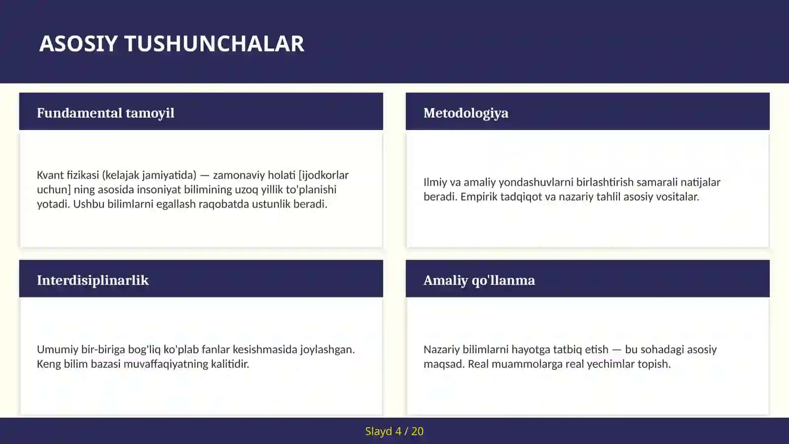 Kvant fizikasi (kelajak jamiyatida) — zamonaviy holati [ijodkorlar uchun] 4