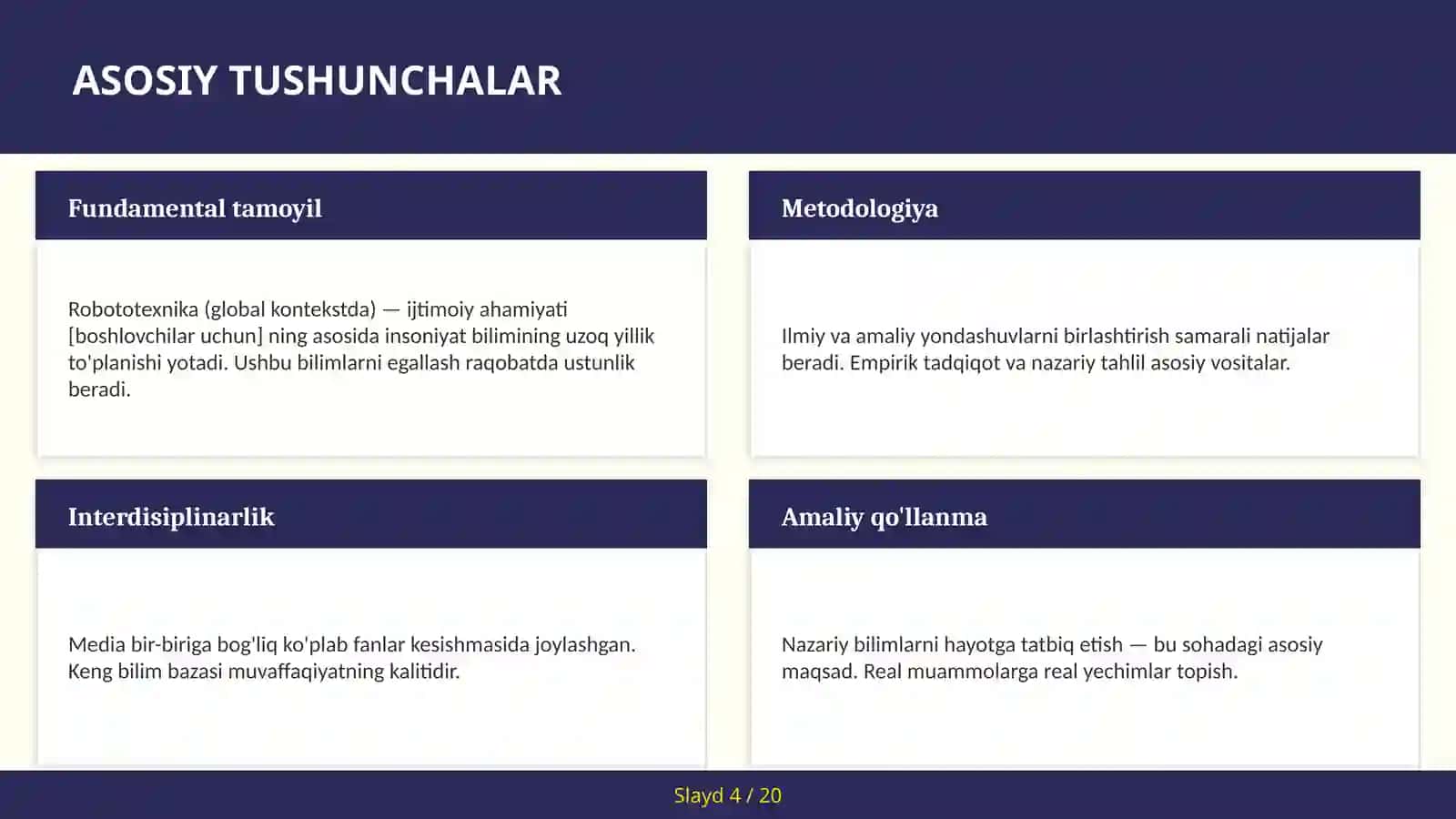 ROBOTOTEXNIKA (GLOBAL KONTEKSTDA) — IJTIMOIY AHAMIYATI [BOSHLOVCHILAR UCHUN] 4