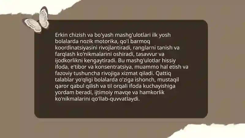 O'yin orqali badiiy-ijodiy qobiliyatlarni rivojlantirish usullari 4
