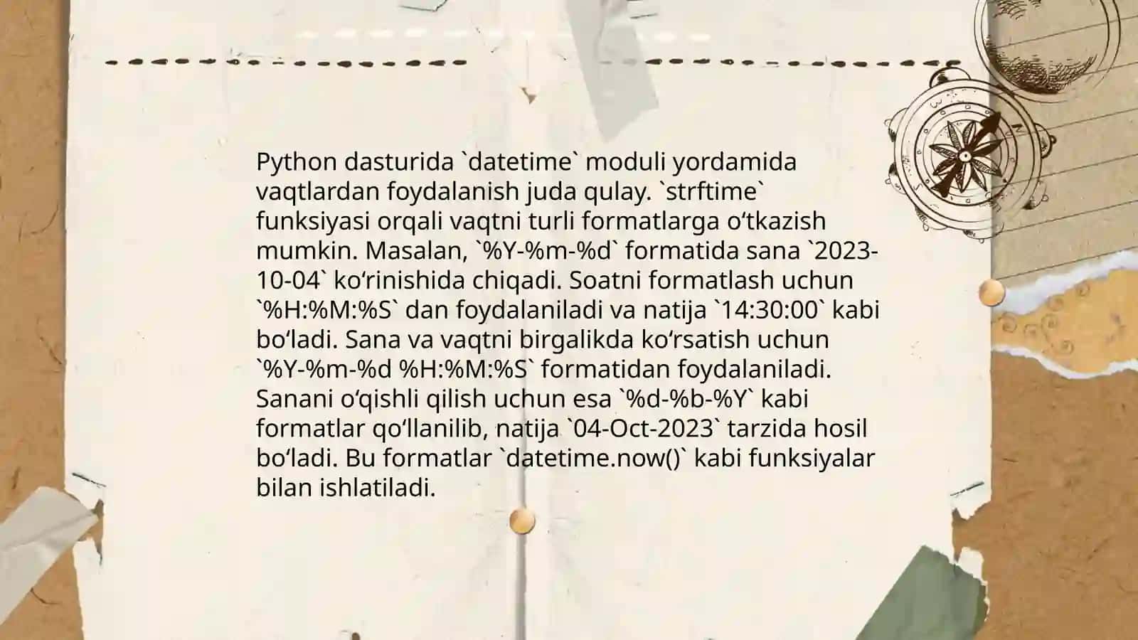 Python Datetime Modullari 4