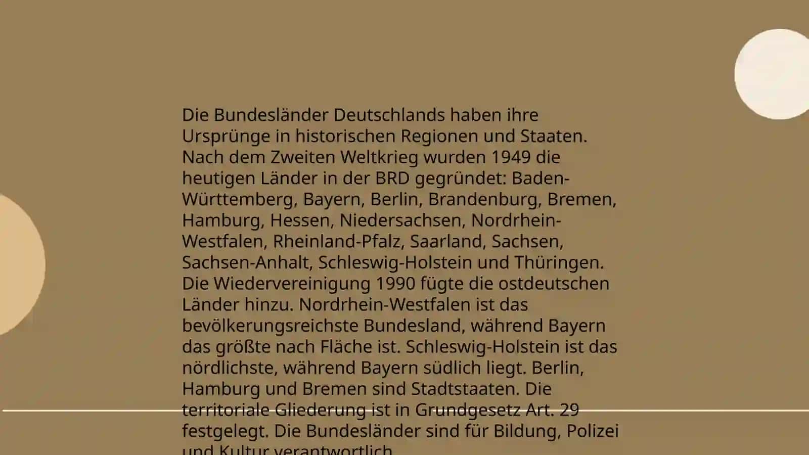 Die Bundesländer 4