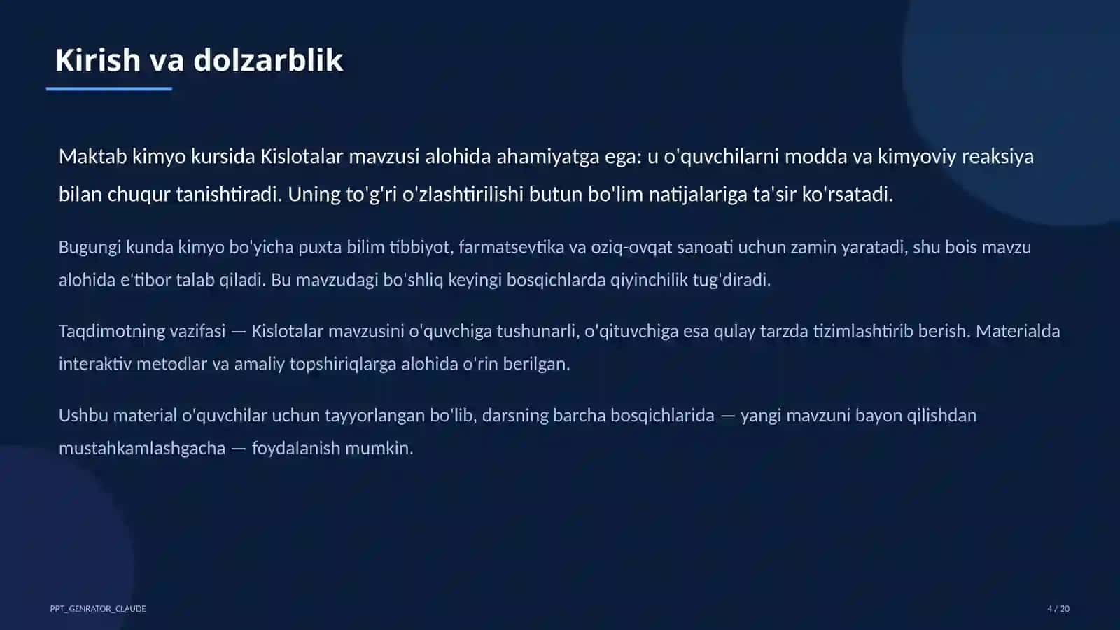 Kislotalar (8-sinf) 4