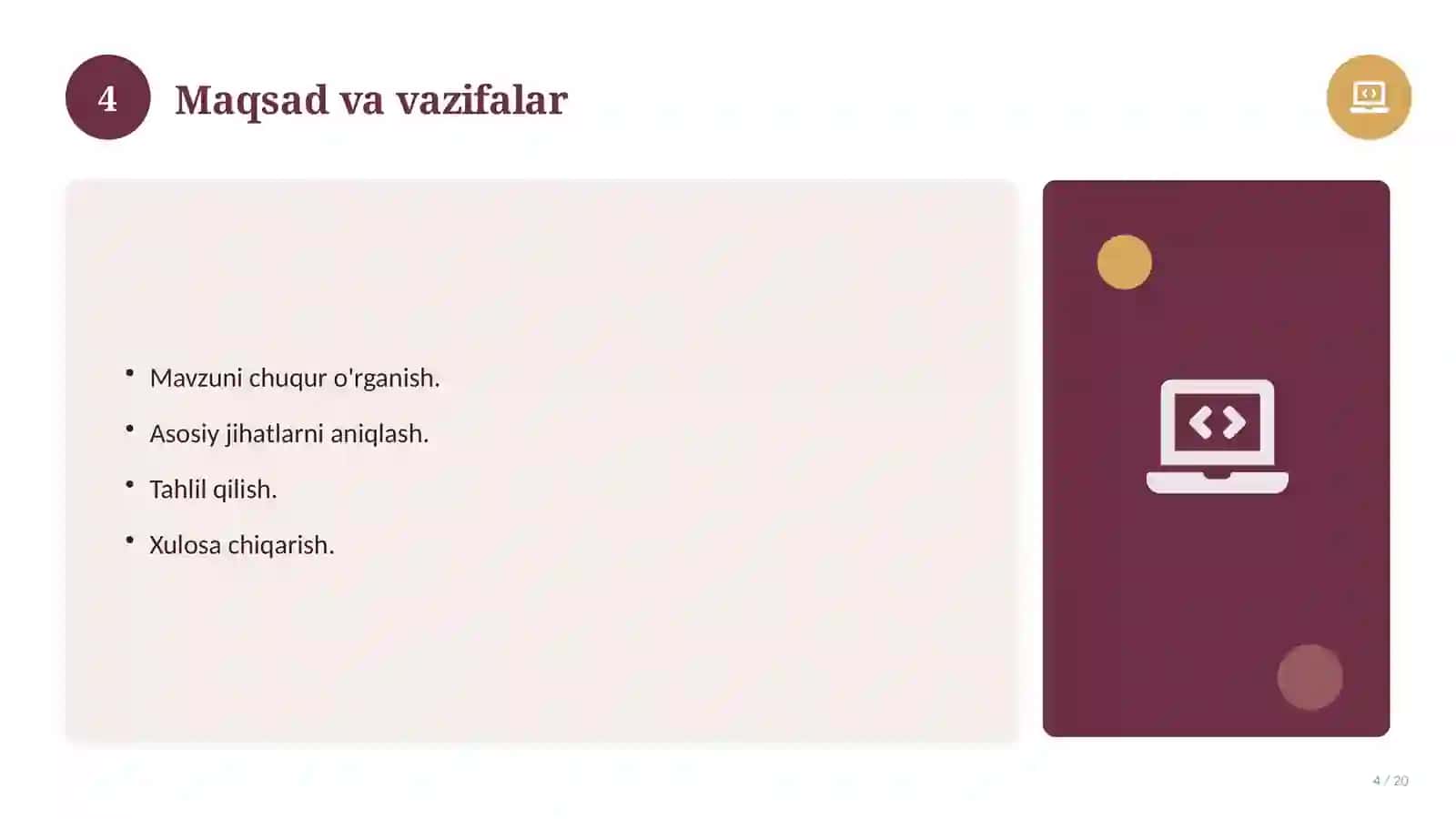 Umumiy fizika: nazariy asoslari, an'anaviy yondashuvda (Magistrlik dissertatsiyasi mavzusi) 4