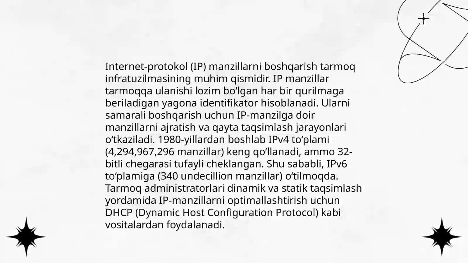 TCP/IP modelining asoslari 4