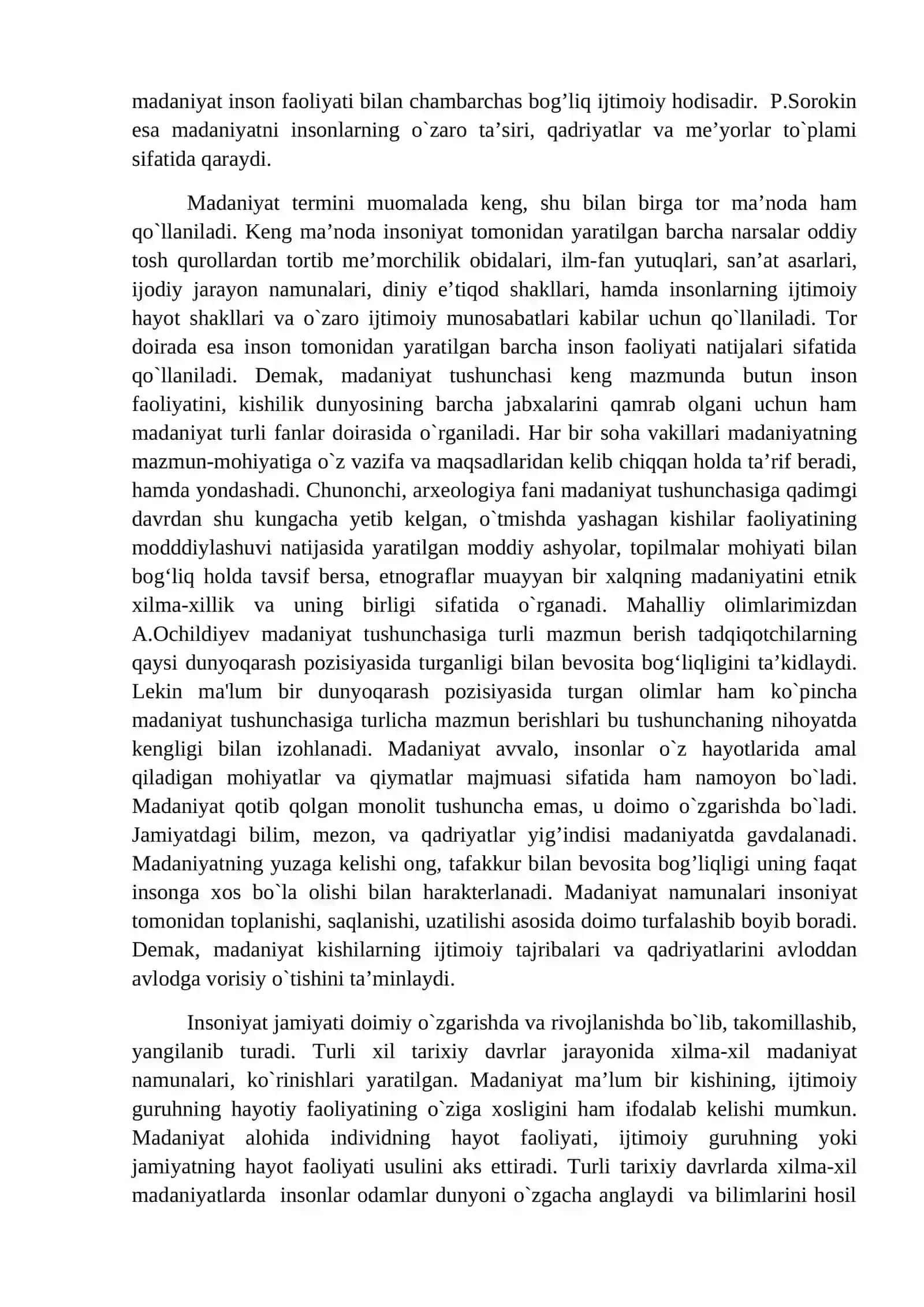 TARIX, MADANIYAT VA SIVILIZATSIYA 4