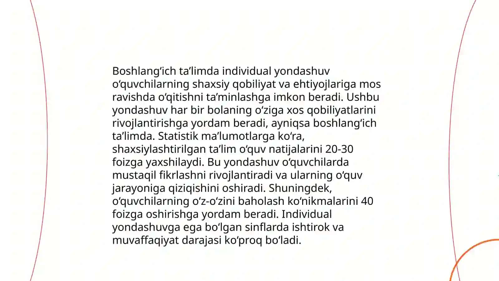 Individual yondashuv texnalogiyasi asosida Boshlangʻich ta'lim menejerlarini tayyorlash metodikasi 4