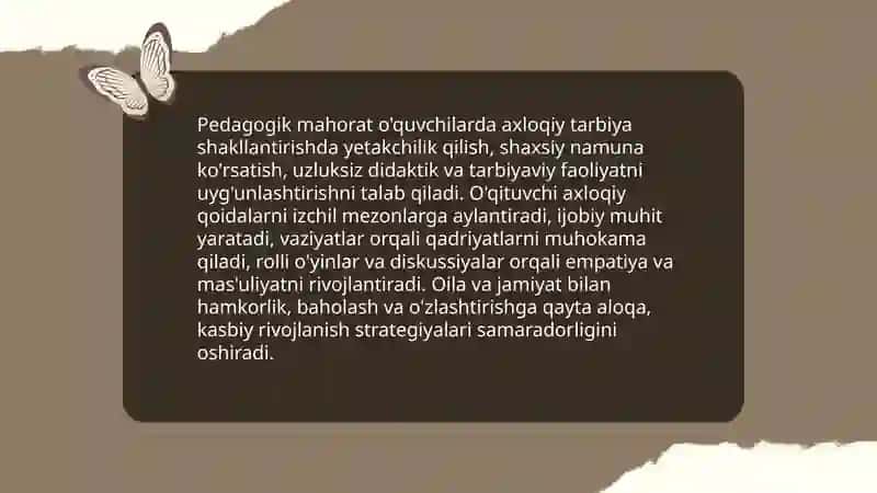 Tarbiyaviy ishlarni amalga oshirishda pedagogik mahorat 4