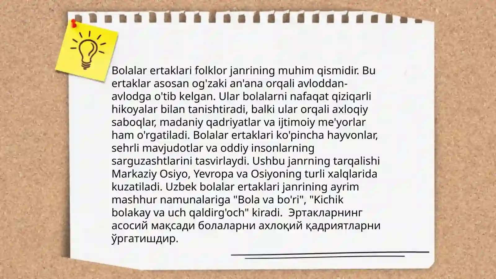 bolalar xalq ogzaki ijoda va janrlari 4