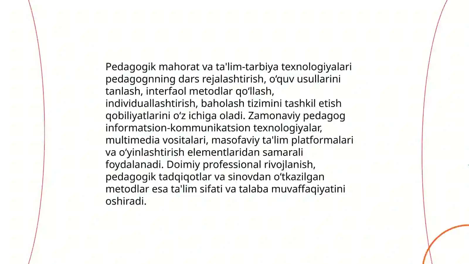 Pedagogning kasbiy fazilatlari 4