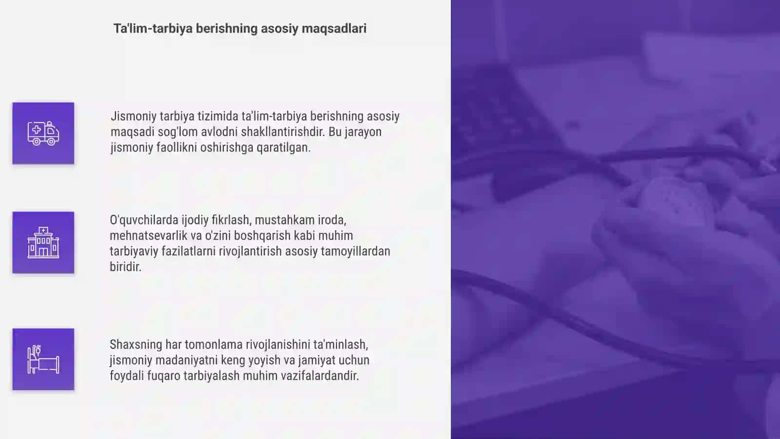 Jismoniy tarbiya tizimida ta'lim tarbiya berish tamoyillari 4