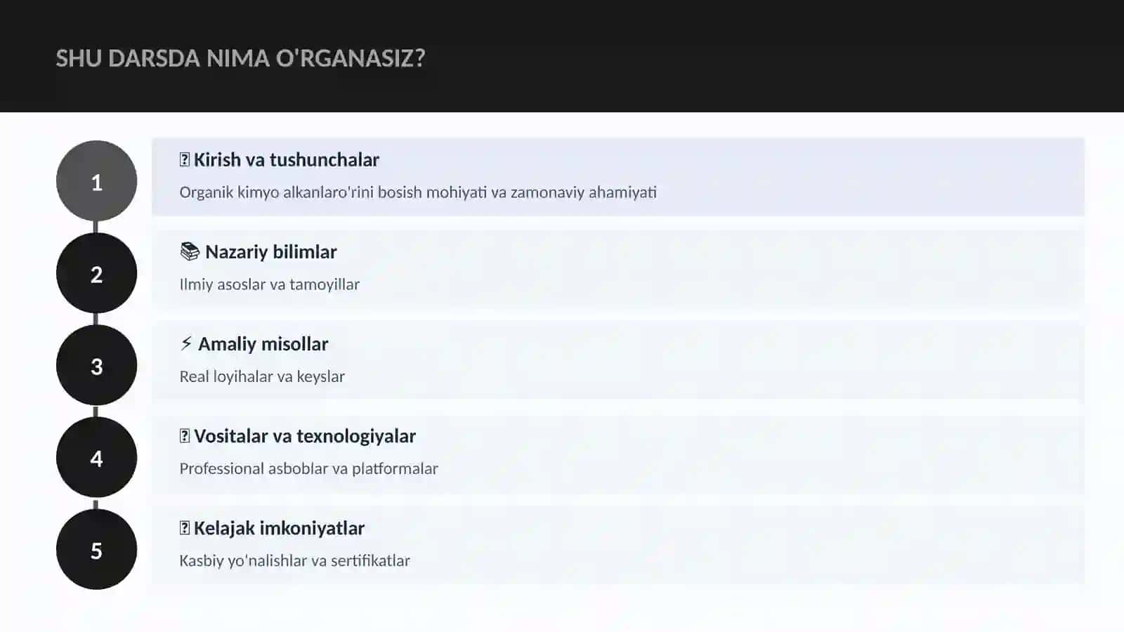 Kimyo — Uy vazifalari 4