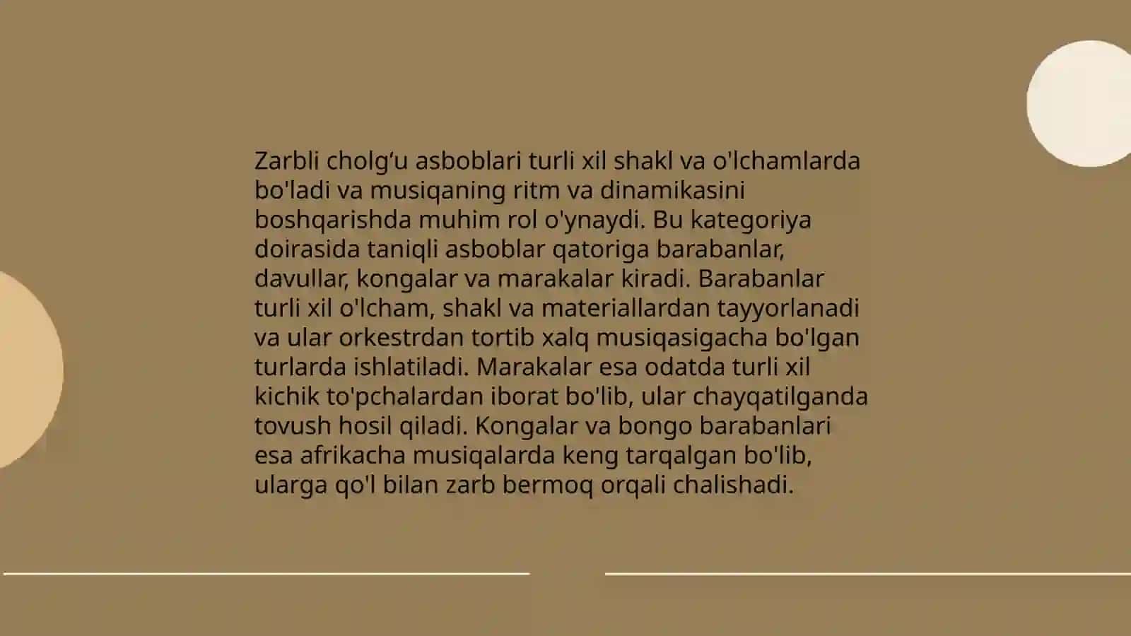 Zarbli cholgʻuga òrgatish 4