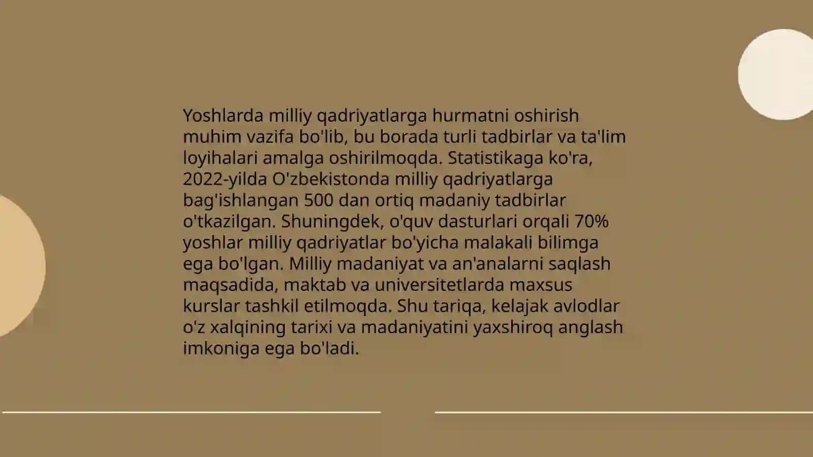 Yangi O'zbekistonda amalga oshirilayotgan ma'naviy o'zgarishlar 4
