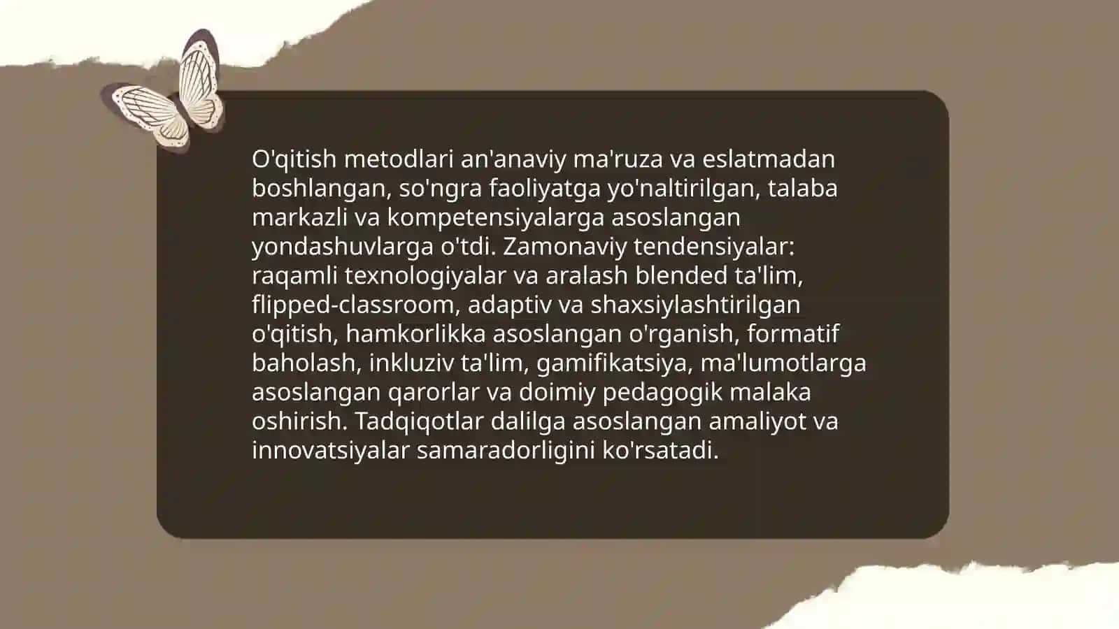 O'qitishda pedagogik fikr va tadqiqotlar 4