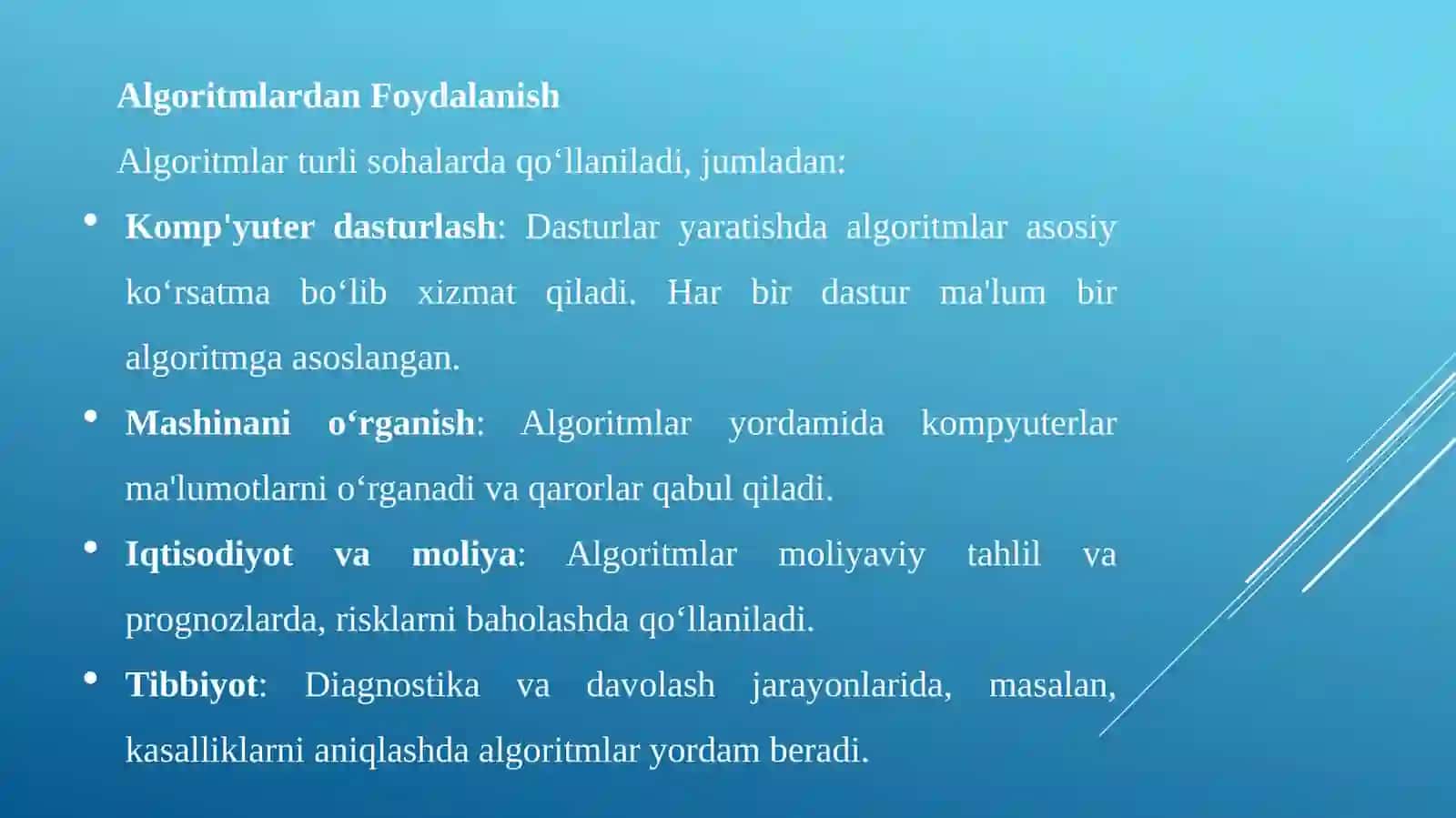 Algoritm Nima? 4