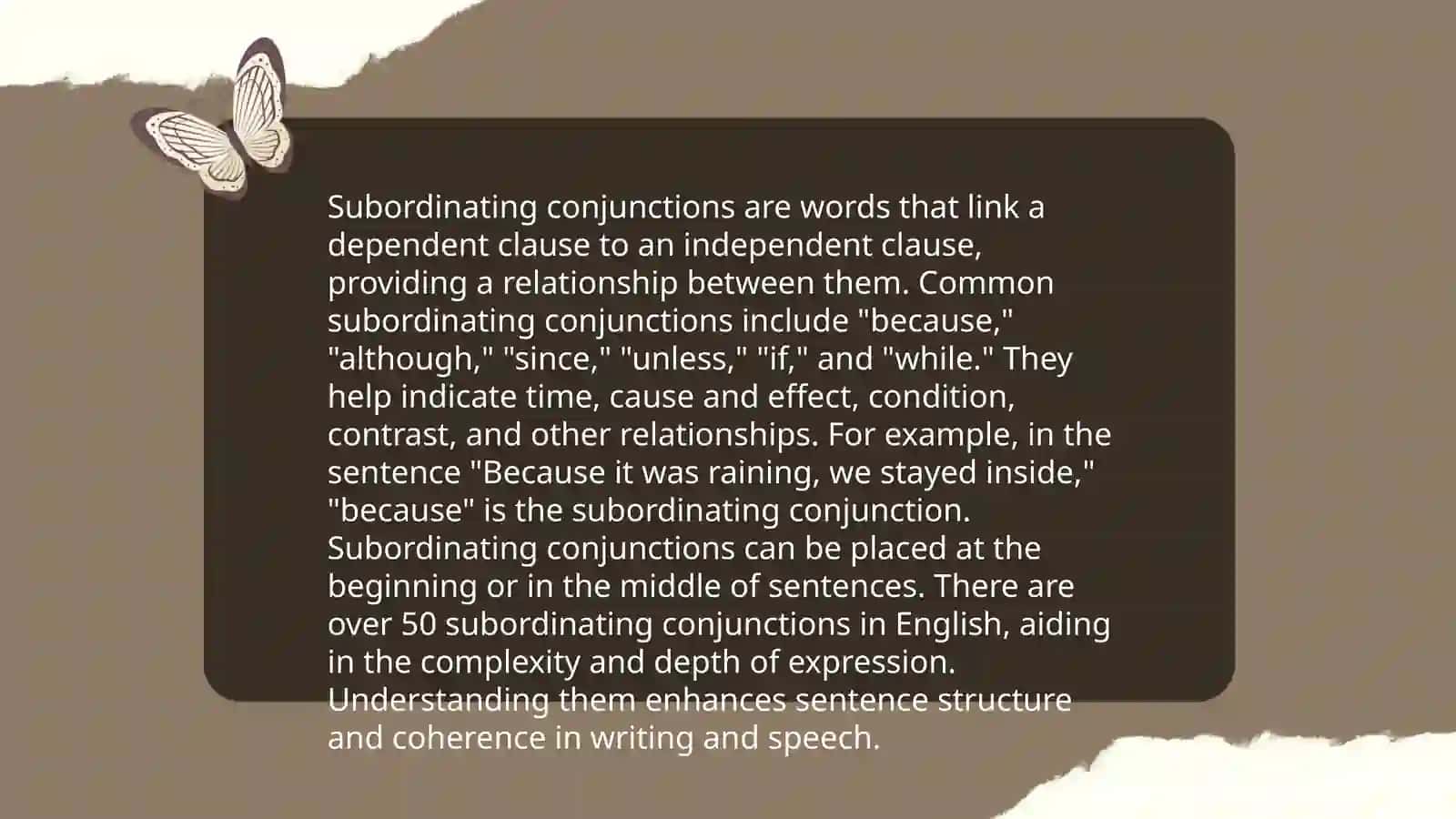 Conjunctions 4